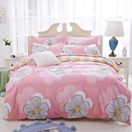 田園風(fēng)印花磨毛四件套個(gè)性時(shí)尚長(zhǎng)絨棉床單床上用品家紡四件套